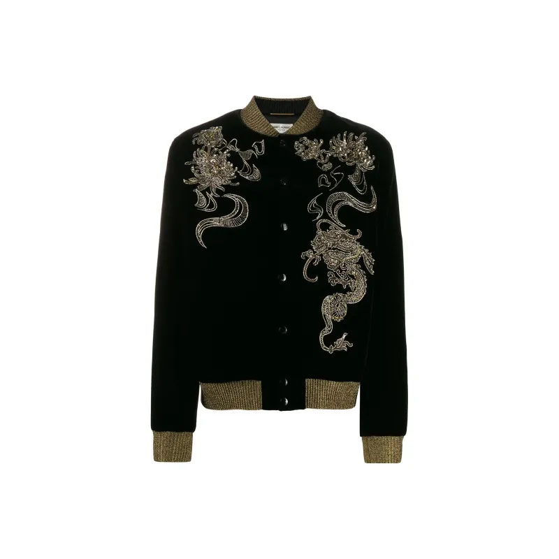SAINT LAURENT Jacket Women's Black-0