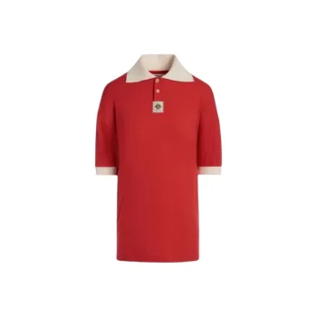 BALLY Crest Cotton Polo Top
