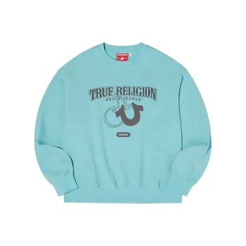 Kirsh x TRUERELIGION Collaboration SS24 Sweatshirt Women's Sky Blue