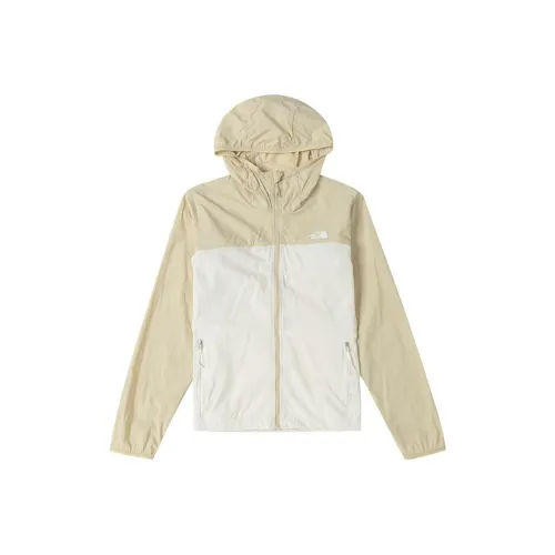 THE NORTH FACE W SUN CHASE WIND JACKET Jackets Coats Women's Beige/White