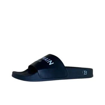 BALMAIN Slip Resistant Slide Slippers Women's Black