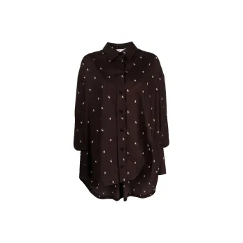 The Attico Diana Long-Sleeved Shirt