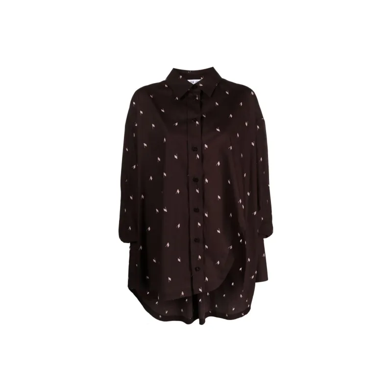 The Attico Diana Long Sleeved Shirt-0