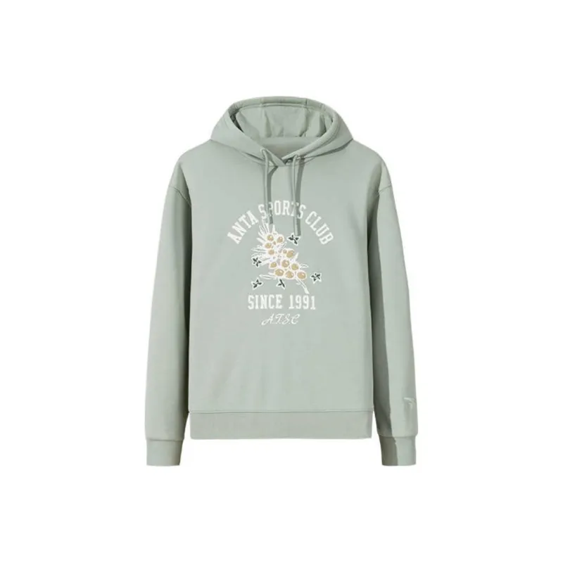 Anta Life Collection Sweatshirt Women's Repair Green-0