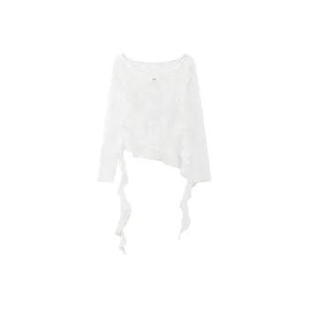 CHUU Chiffon Shirt Women's White