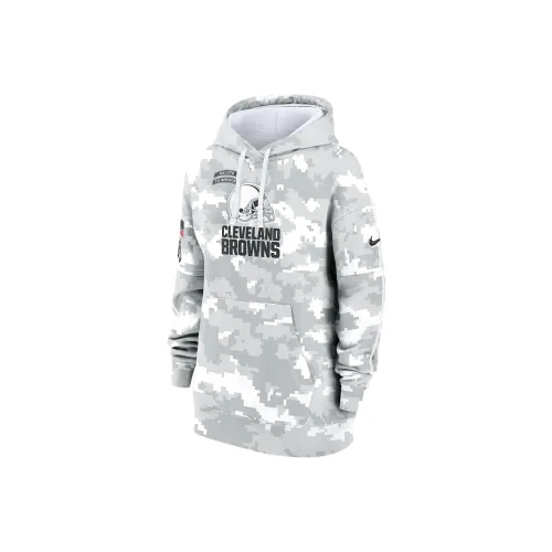 Nike Cleveland Browns Salute To Service Primary Edge Club Women's Nike Nfl Pullover Hoodie