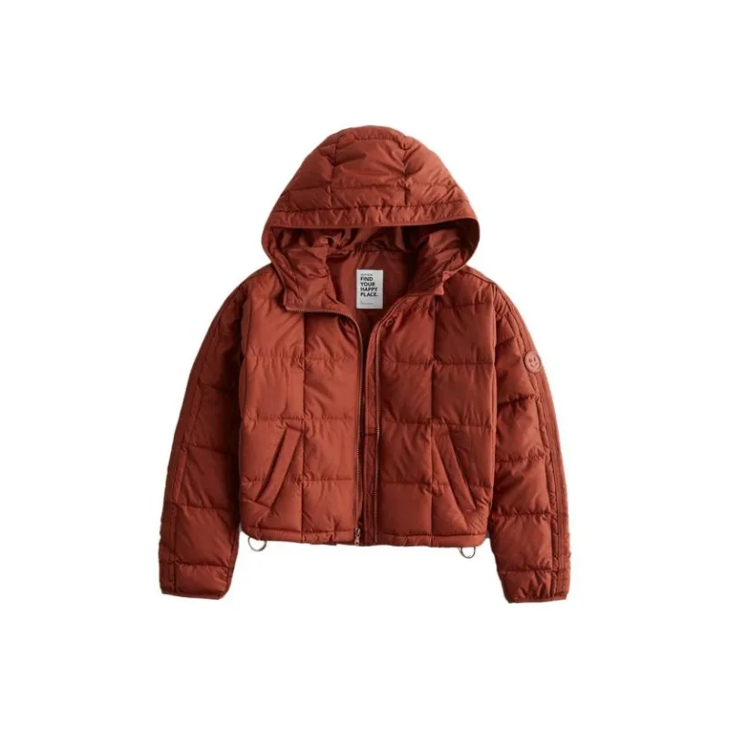 Hollister Jackets Women's Rusty Red-0