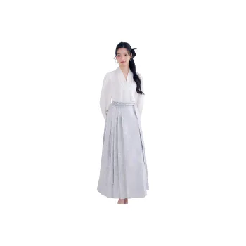 DEAR DEER PUFF Shirt Women's Chinese Style Embroidery