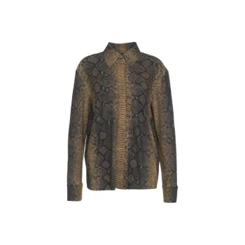 NORMA KAMALI Snakeskin print Shirt