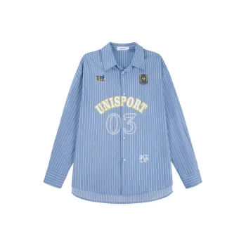 UNIFREE Shirt Women's Blue Stripes