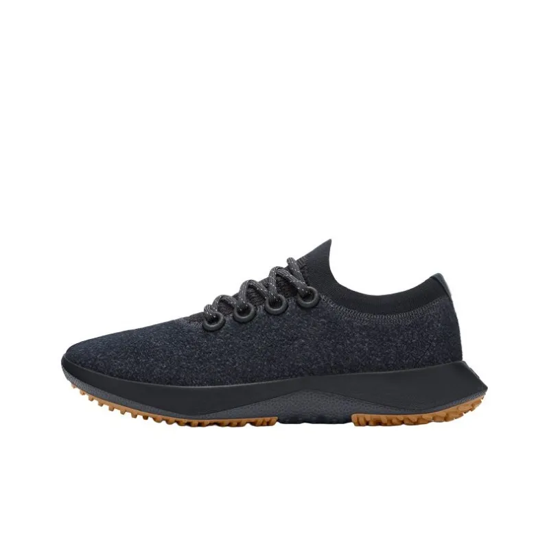 Allbirds Wool Dasher Low Top Running Shoes Men's Natural Black Khaki-0