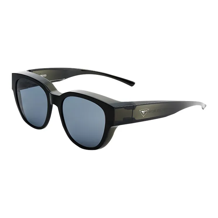 SEPTWOLVES TR/Memory Plastic Round Sunglasses Unisex-5