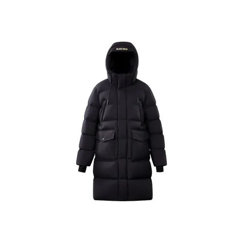 GOLDFARM 블랙 남녀공용 다운 재킷
