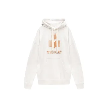 ISABEL MARANT ETOILE Logo Printed Drawstring Hoodie