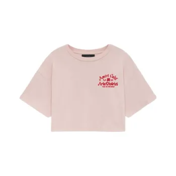 AMIRI Logo Detailed Cropped T Shirt
