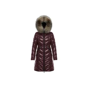 Moncler FW22 Down Jacket Women's Burgundy
