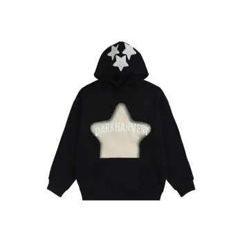 PAZZO Chinese Fashion Trend Design Loose Fit Hoodie Unisex