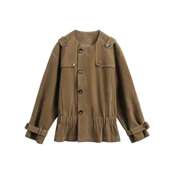 JIKOO Jackets Coats Women's Brown