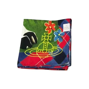 Vivienne Westwood Silk Scarves Unisex Multicolor