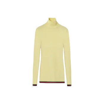 GUCCI FW24 Cashmere Sweater Women's Light Beige
