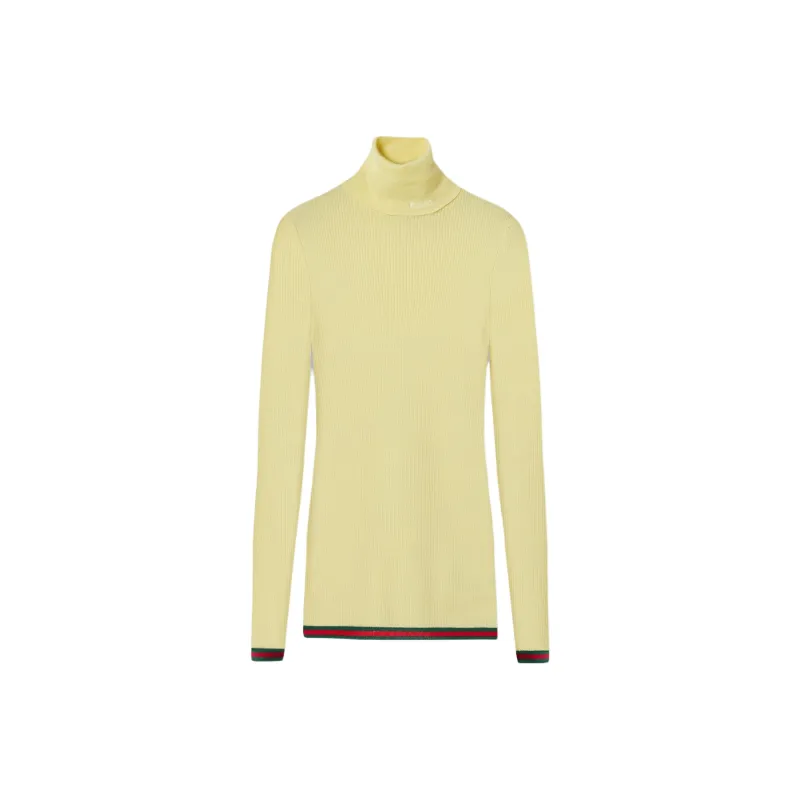 GUCCI FW24 Cashmere Sweater Women's Light Beige-0