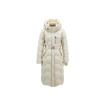 XIANGYING Down Jacket Women's Beige