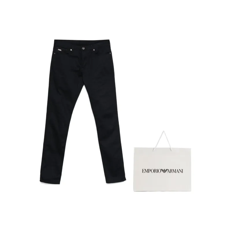EMPORIO ARMANI Logo plaque Slim fit Jeans-5