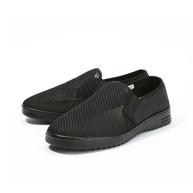 Old Meihua Casual Shoes Men's Black-2