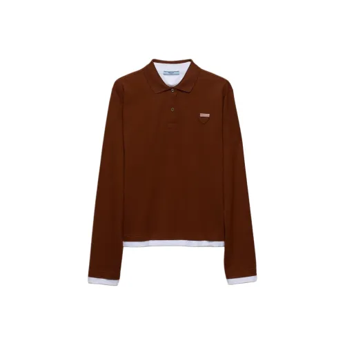 PRADA FW24 Polo Shirt Women's Red
