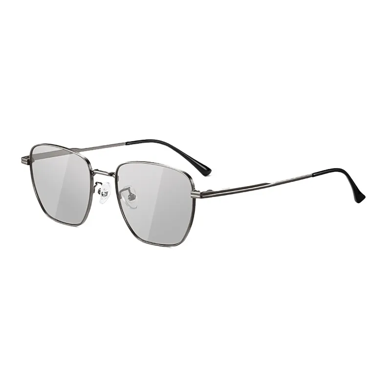 BERTHA Titanium Square Sunglasses Unisex-4