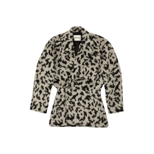 AMBUSH Double Breasted Wool Blazer 'Grey/Black'
