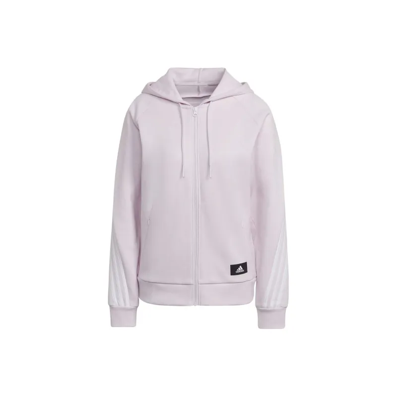Adidas W FI 3S FZ REG Sweatshirt Women's Pink-0