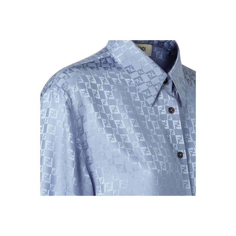 FENDI Shirts Women's Blue-2