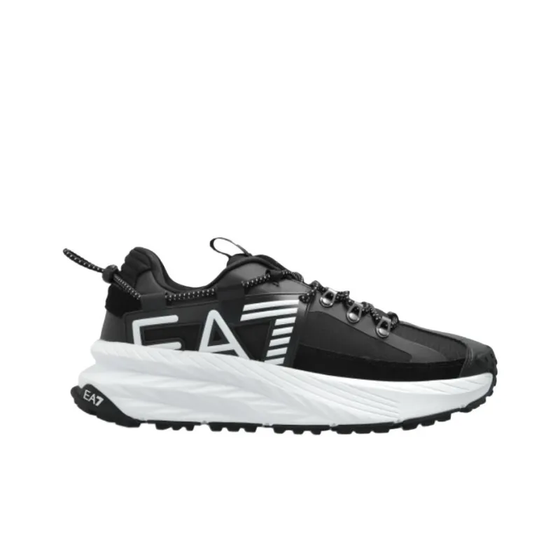 EMPORIO ARMANI EA7 Low Top Casual Shoes Men's Black-1