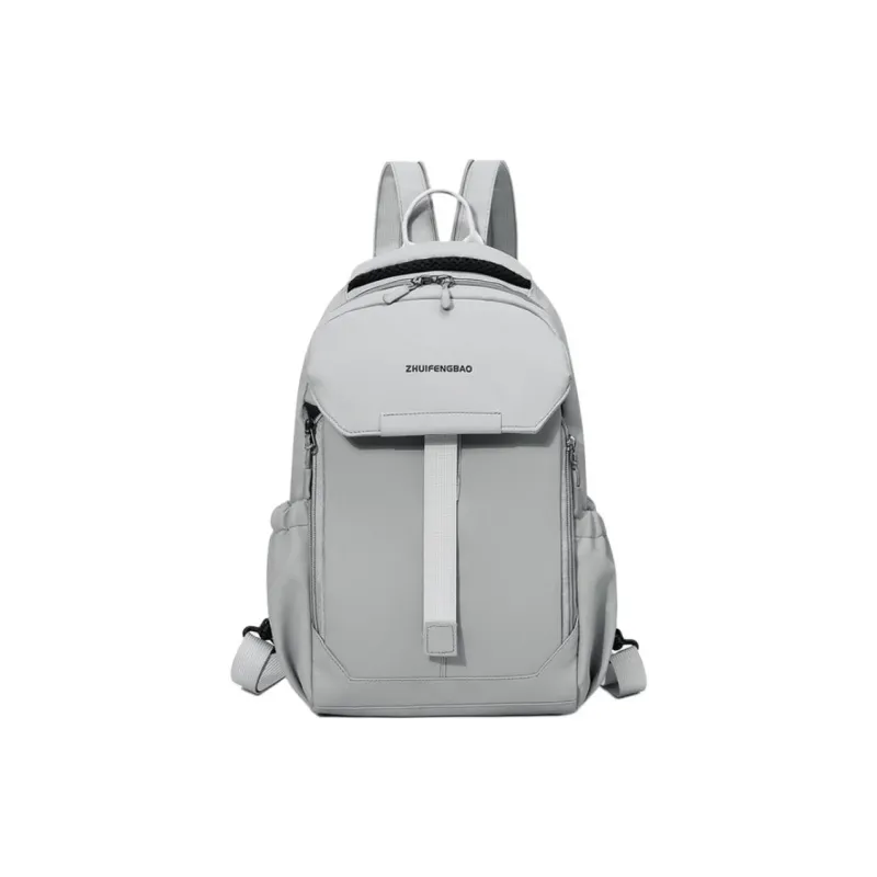 GEERDUN Oxford Backpack Unisex Light Gray, Dark Gray, Black, Pink, Army Green, Blue-0