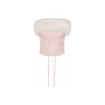 Selkie Collection FW24 Strapless Top Women's BABY SOFT Pink