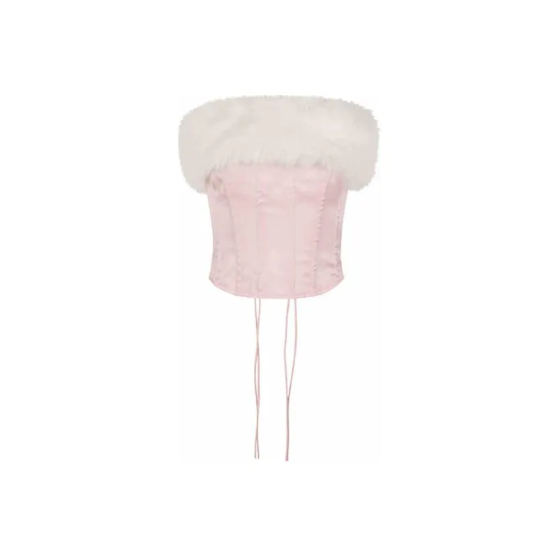 Selkie Collection FW24 Strapless Top Women's BABY SOFT Pink-0