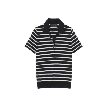 NILI LOTAN Leanna Polo Top