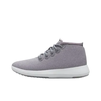 Allbirds Wool Runner High Top Casual Shoes Women's Medium Gray