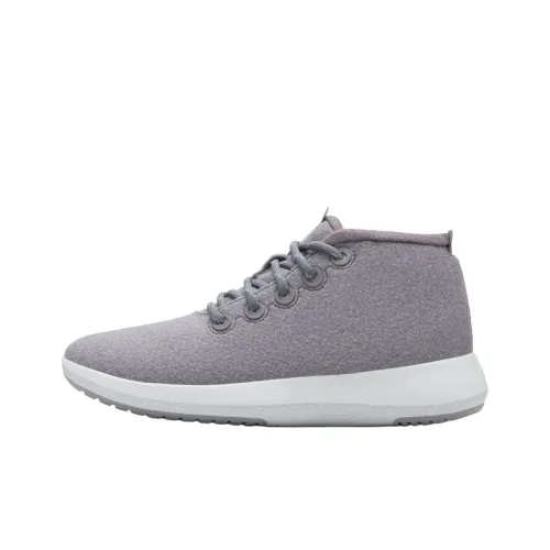 Allbirds Wool Runner High Top Casual Shoes Women's Medium Gray