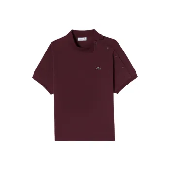 LACOSTE Polo Shirt Women's Burgundy