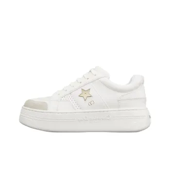 DIOR Star Low Top Skateboard Shoes Women's White