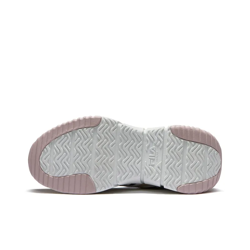 FILA FUSION BONE II Spinal Bone Shoe 2nd Generation Low Top Casual Shoes Women's Gray White-3
