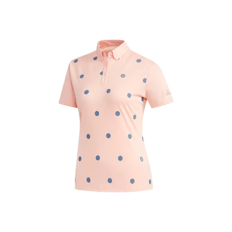 Adidas Golf Polo Shirt Women's Light Pink-0