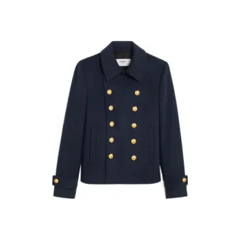 CELINE Jackets Coats Women's Dark Blue