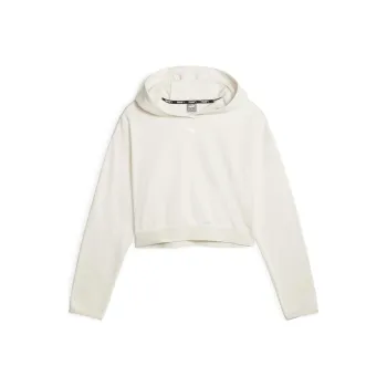 PUMA STRONG POWER FLEECE HOODIE Sweatshirt Women's White