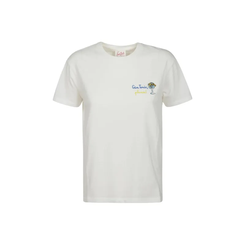 MC2 Saint Barth Gin Tonic Please Emboderied T Shirt-0