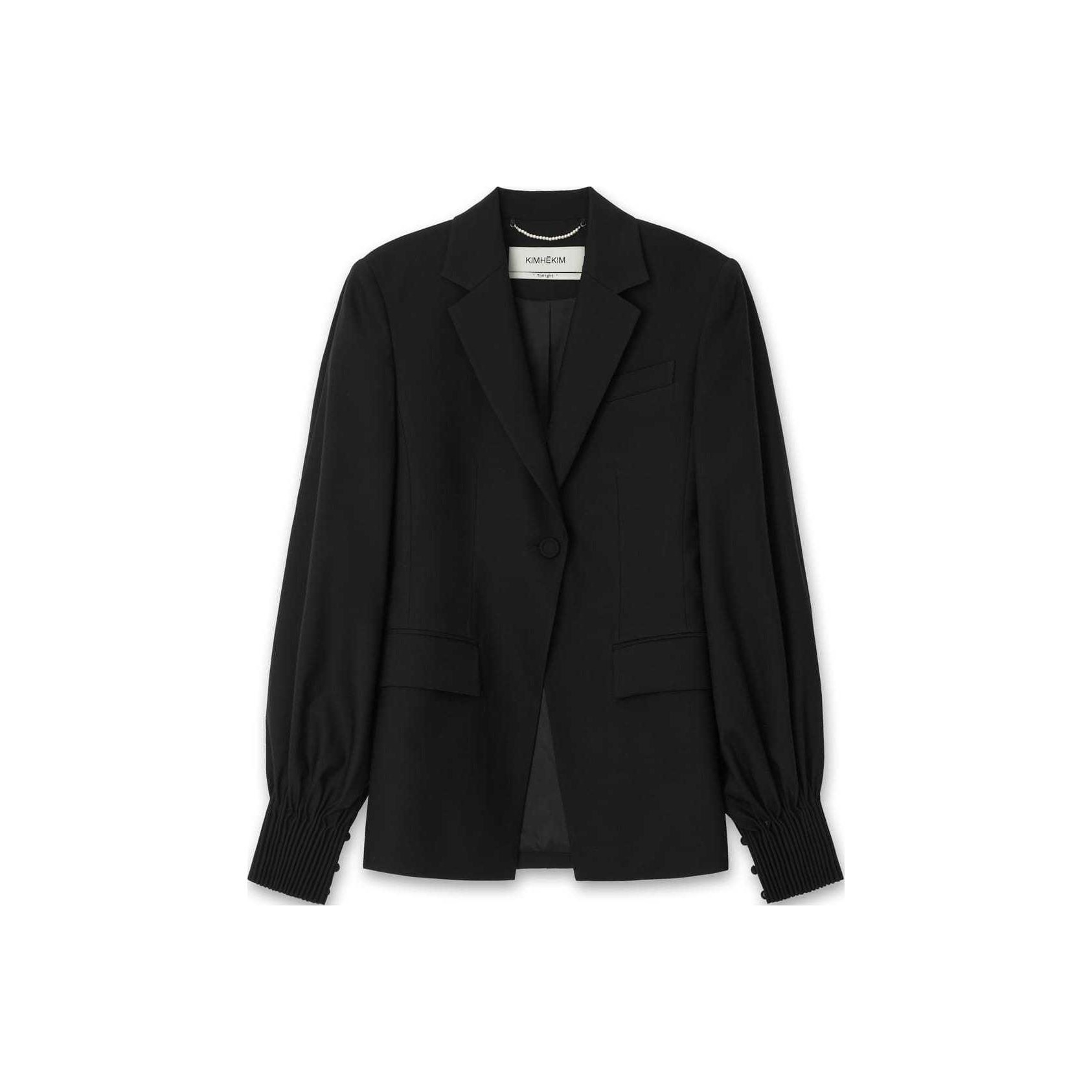 [KIMHEKIM]GATHERE SLEEVE WOOL-BLEND JACKET/追跡付 KIMHEKIM Jackets Women on Sale & Authentic - POIZON