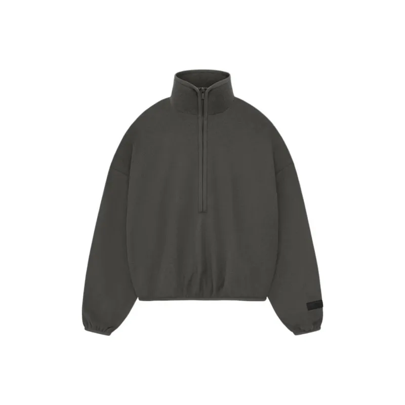 Fear Of God Essentials Women's Half Zip Mockneck Ink-0
