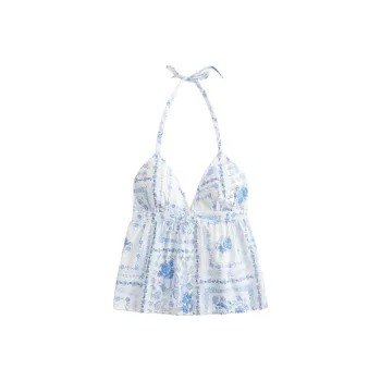 Hollister Camisole Women's White All Over Print